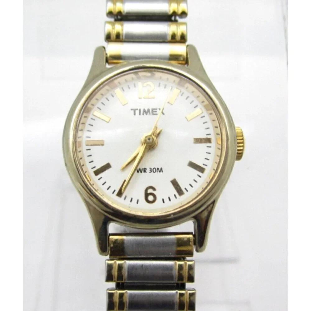 Women Timex Quartz WR Analog 19mm Round Watch (H619) 